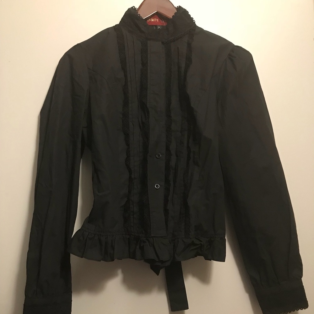 Lolita Black Dress Shirt